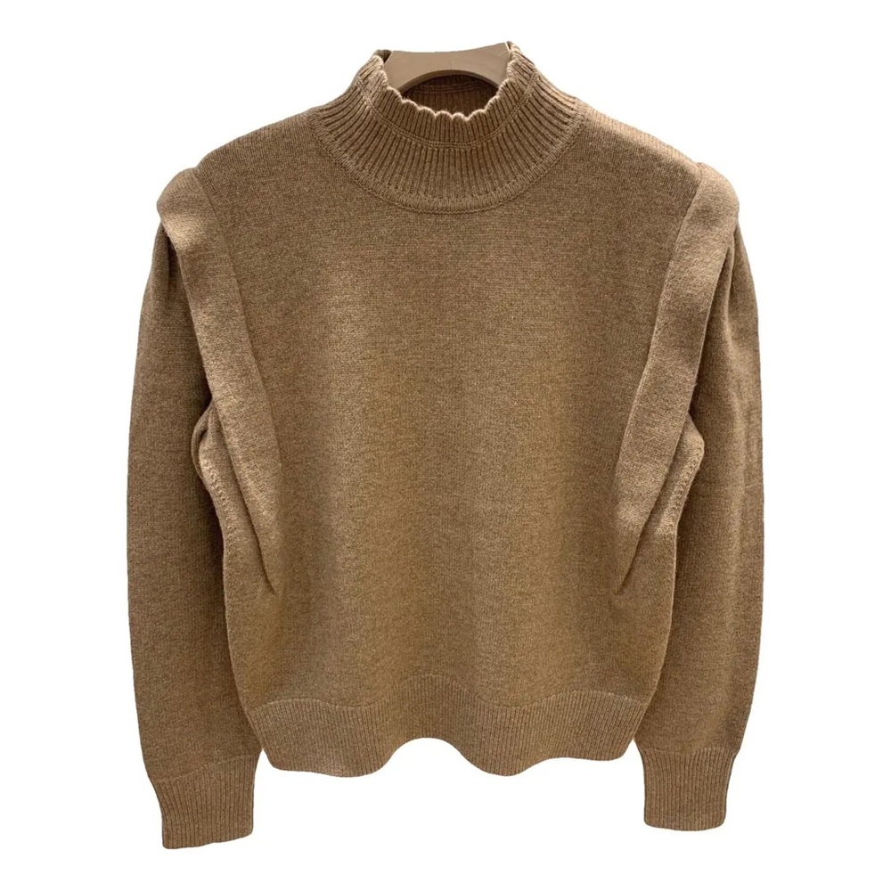 Isabel Marant Camel Mock Neck Sweater